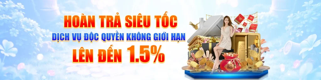 Trang chủ 88okLa hoàn trả 1,5%